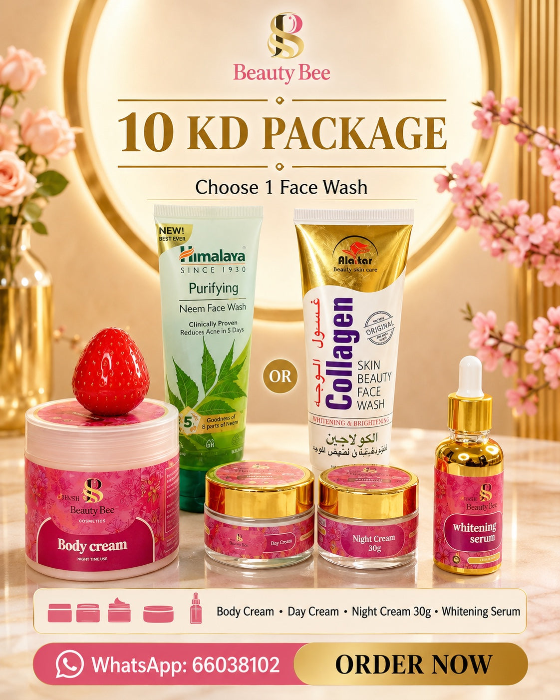 Beauty Bee 10 KD skincare package