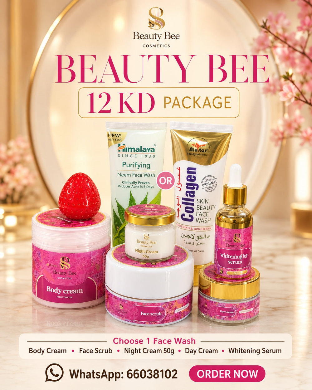 Beauty Bee 12 KD skincare package