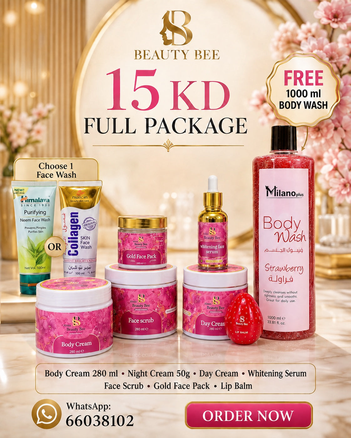Beauty Bee 15 KD full skincare package