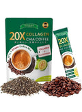 Fitgum Collagen Chia Coffee Mix pouch