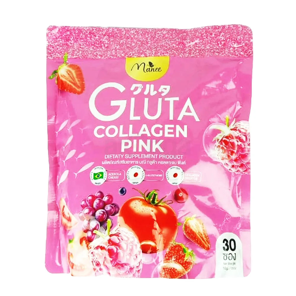 Manee Gluta Collagen Pink dietary supplement pouch